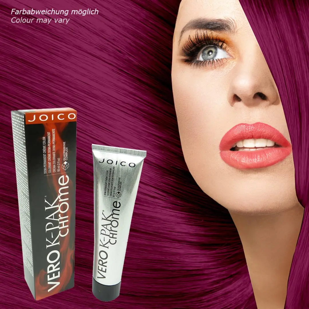 Joico Vero K-PAK Chrome Demi Permanent RM5 Burmese Ruby 3x60ml