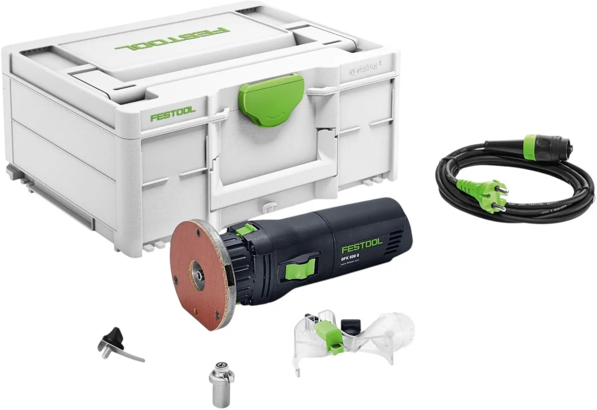 Festool OFK 500 Q-Plus R3 Kantenfrees 450W - Groen/Zwart