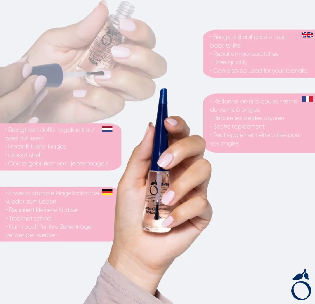 Herome Nagellak Opfrisser 10ml - Transparant