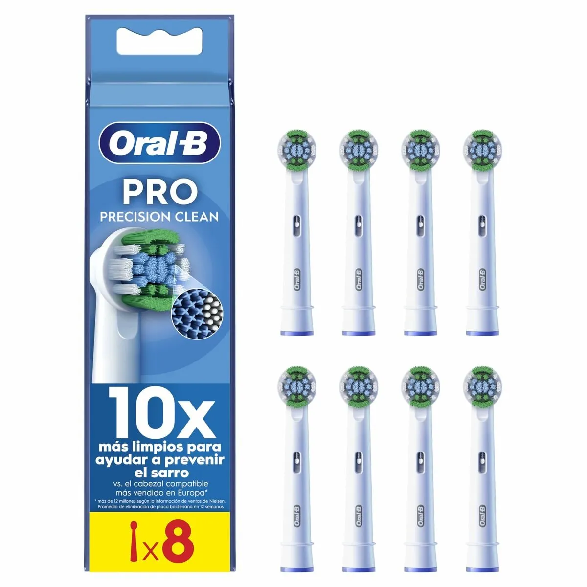 Oral-B PRO Precision Clean Opzetborstels - 8 Stuks