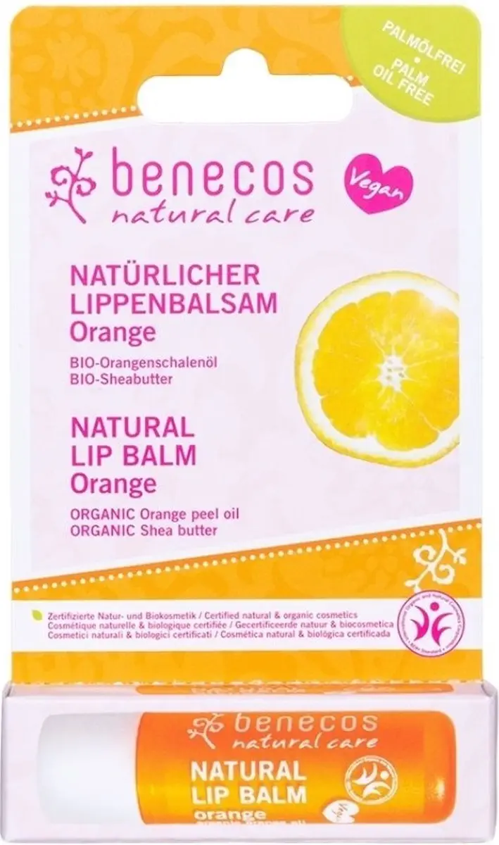 Benecos Lipbalm Oranje 4.8g