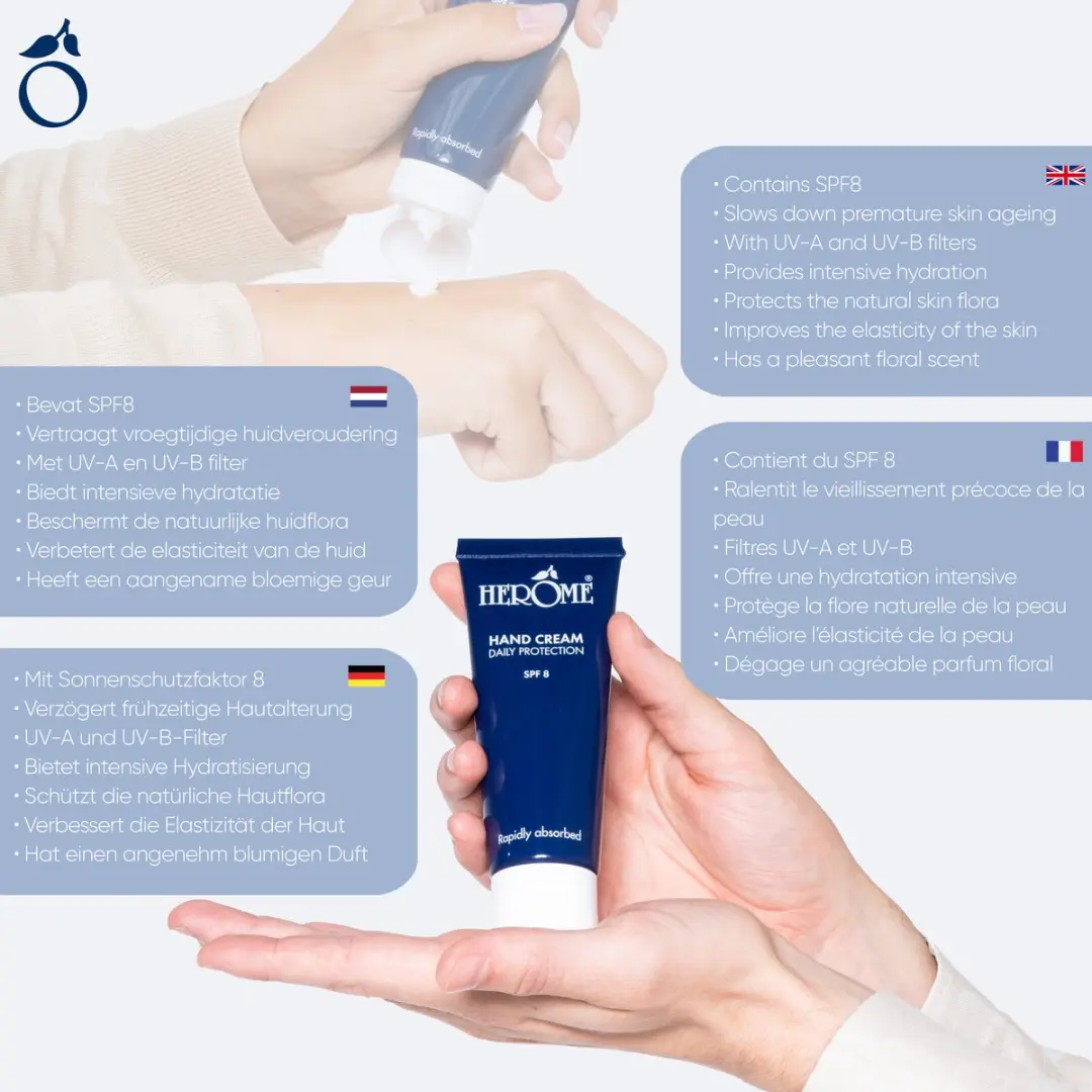 Herome Handcreme Daily Protection SPF 8 - 75ml