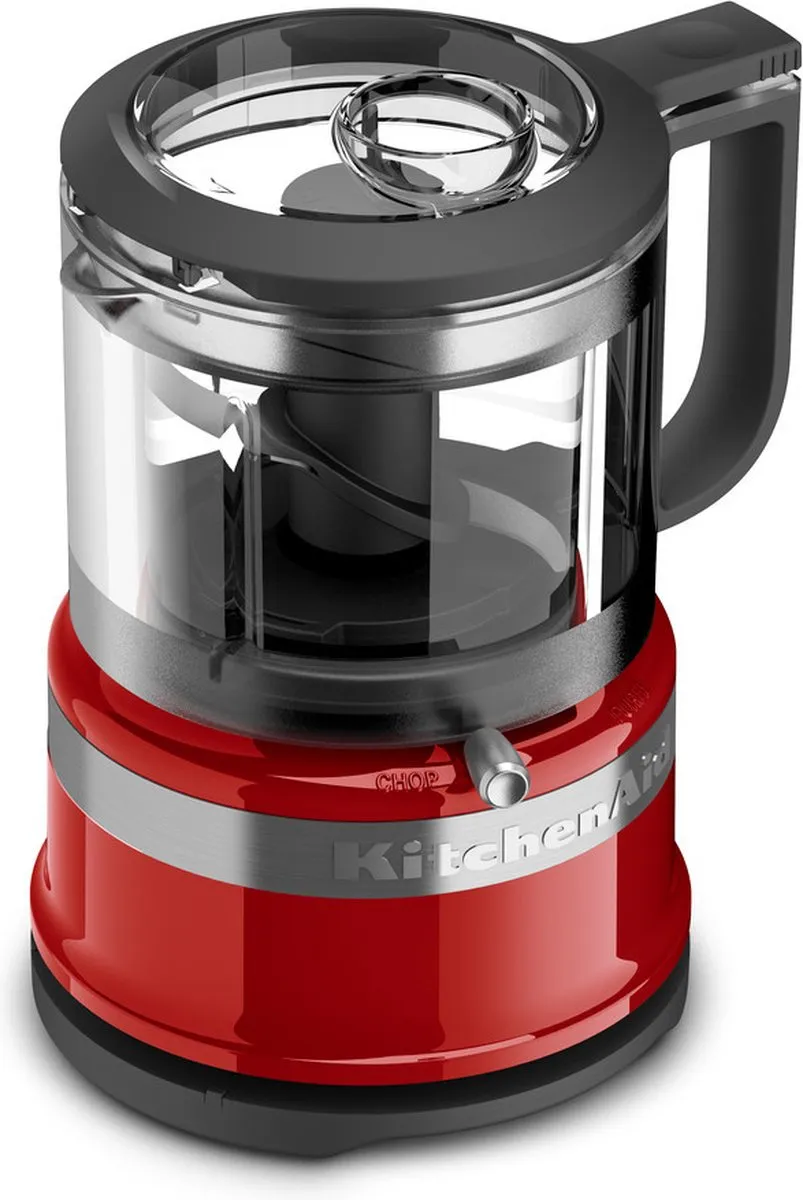 KitchenAid 5KFC3516EER Mini Foodprocessor - 240W - 830ml - Rood - afbeelding 2 van 6