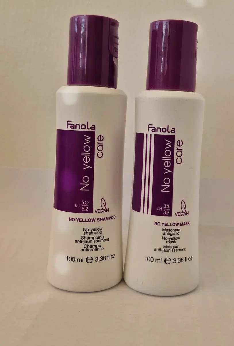 Fanola No Yellow Duo Shampoo & Mask 100ml - 2 Stuks