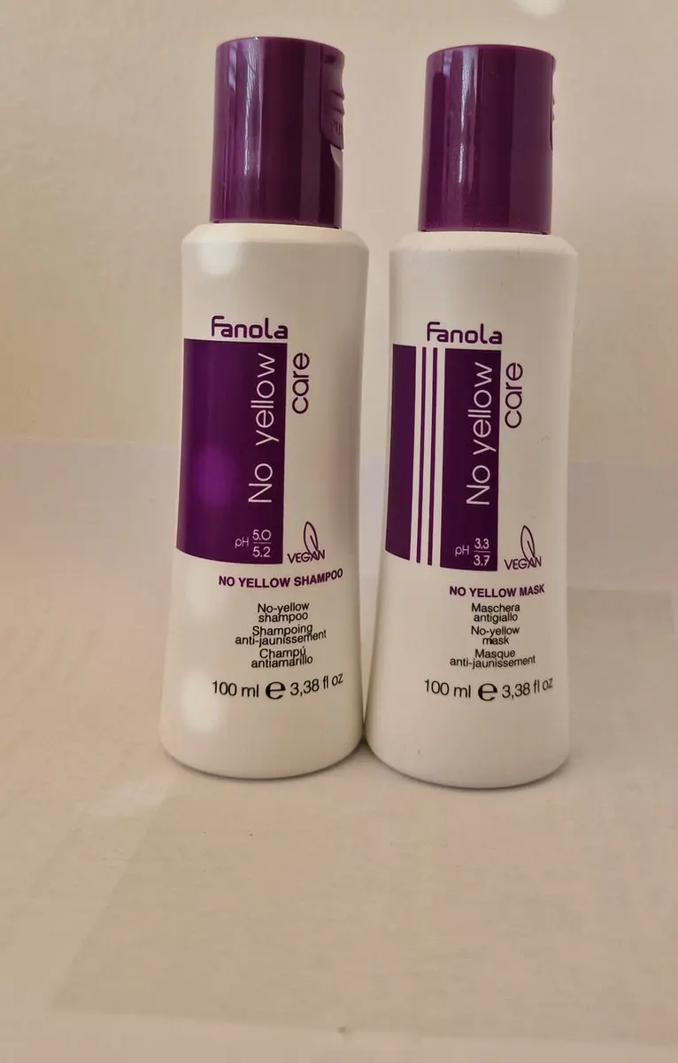 Fanola No Yellow Duo Shampoo & Mask 100ml - 2 Stuks