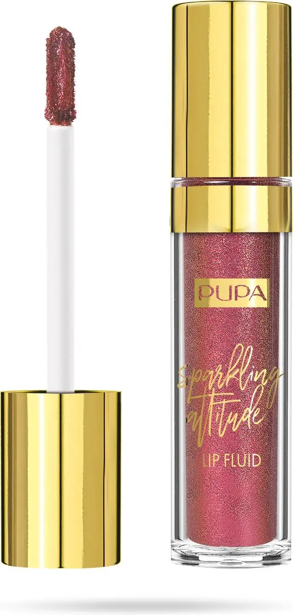 Pupa Milano Sparkling Attitude Lip Fluid 001 Rose Gold Fever