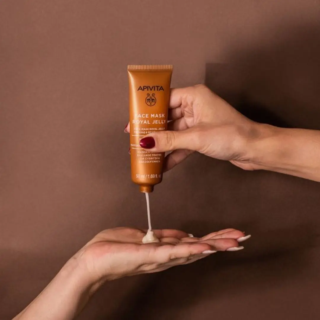 Apivita Face Mask Versteviging Royal Jelly 50ml - Olijf