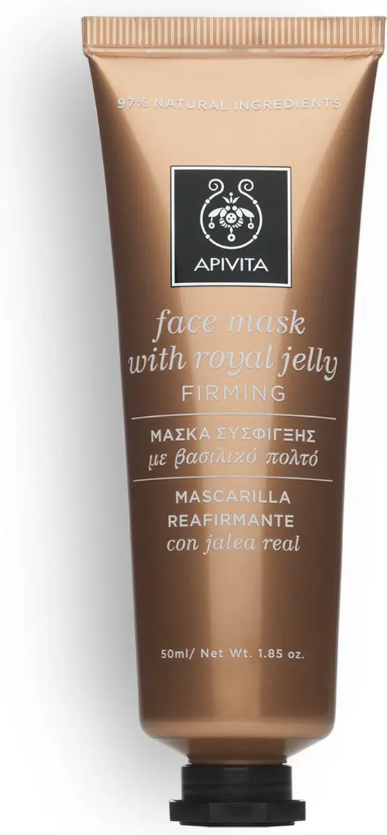 Apivita Face Mask Versteviging Royal Jelly 50ml - Olijf - afbeelding 6 van 6