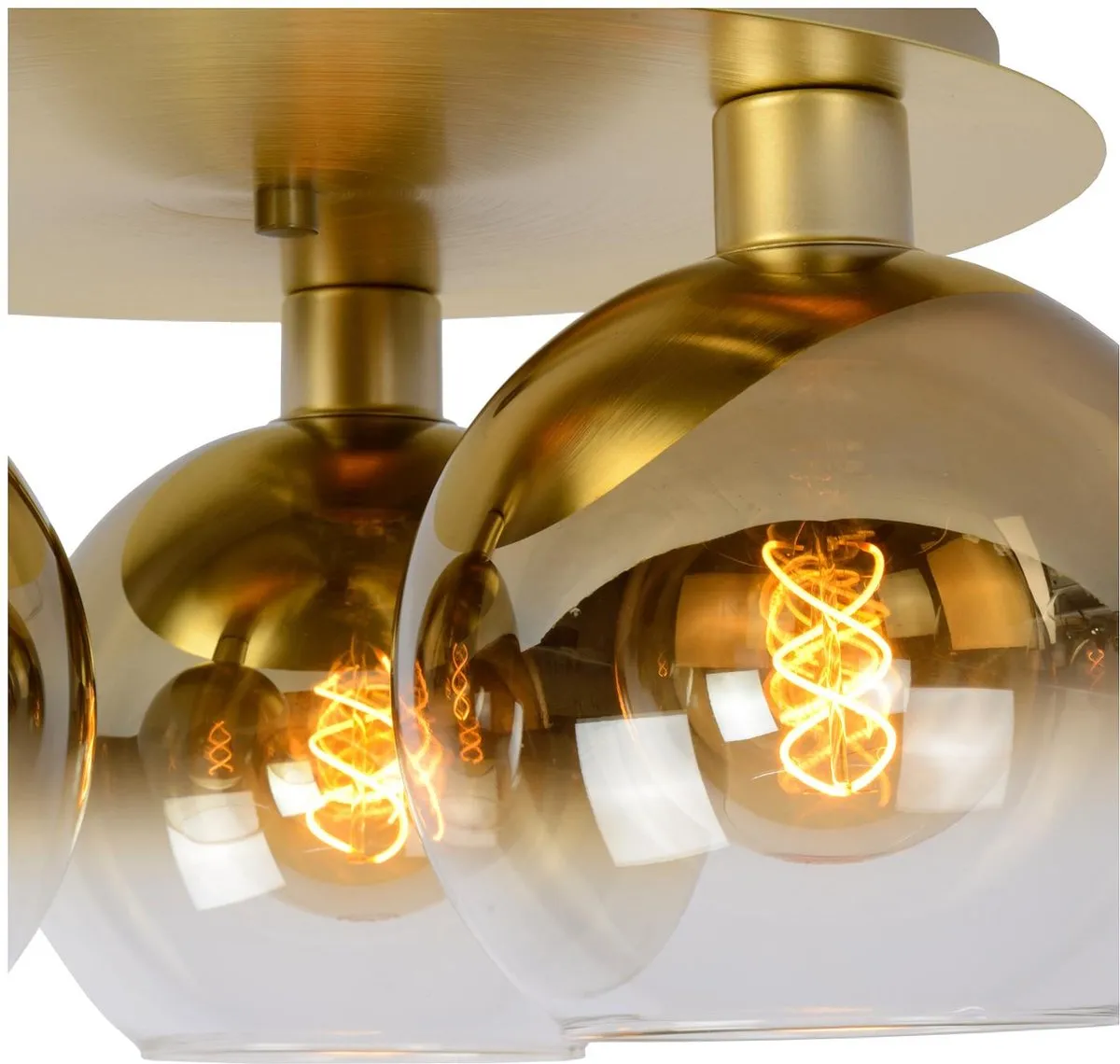 Lucide Marius Plafondlamp 3xE27 Mat Goud
