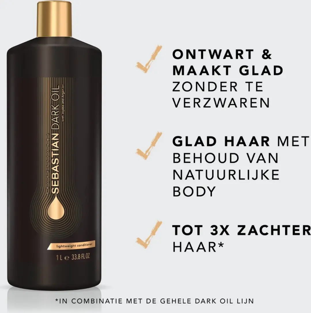 Sebastian Professional Dark Oil Light Conditioner 1000ml - afbeelding 6 van 6