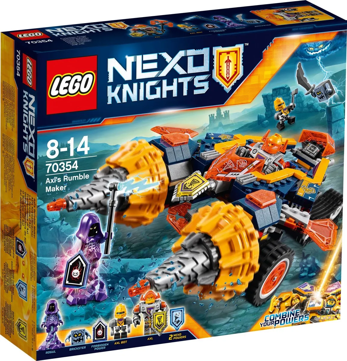 LEGO NEXO KNIGHTS Axl's Rumble Maker 70354