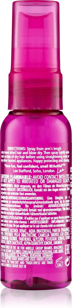 Lee Stafford Original Heat Protection Shine Mist 50ml