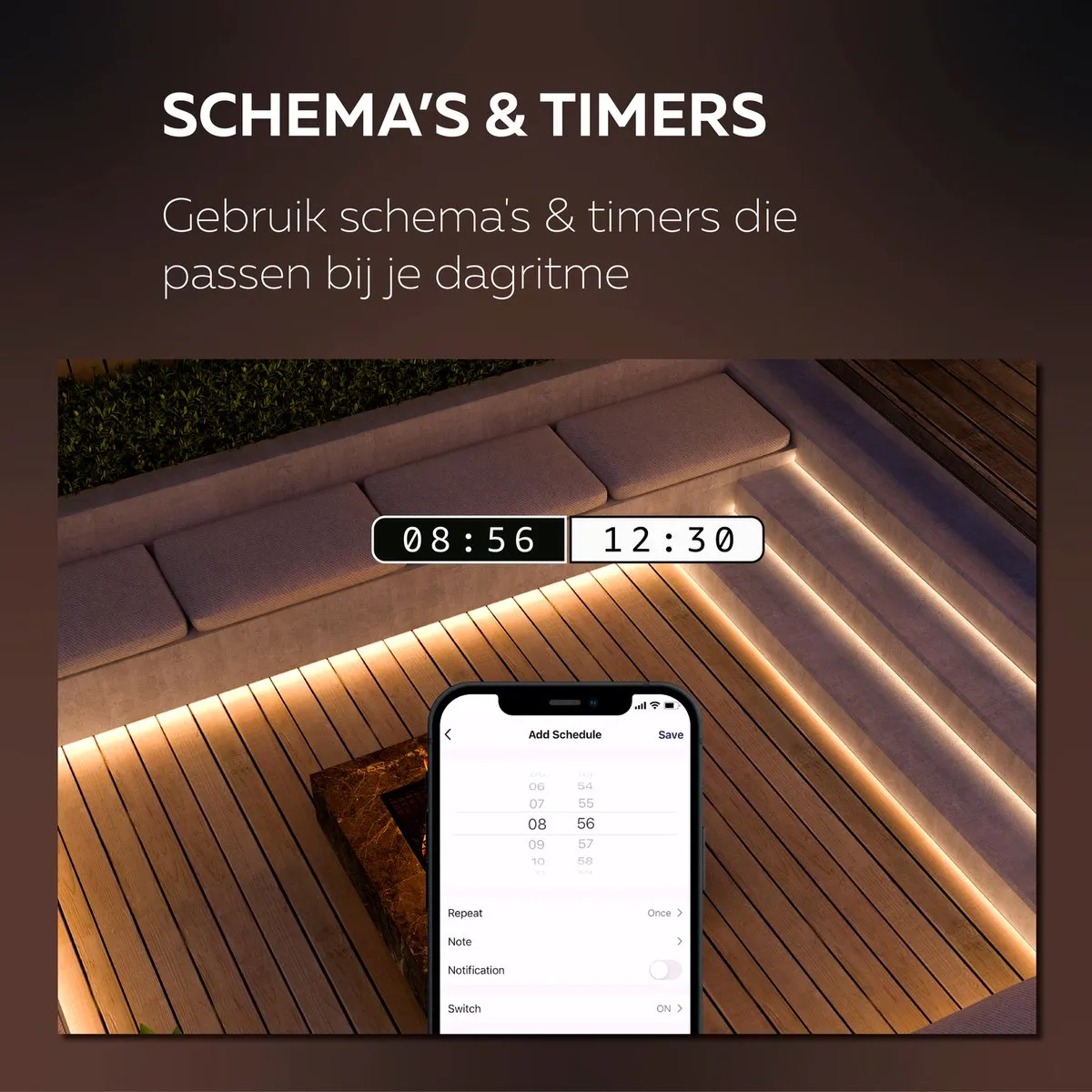 Calex Smart Outdoor LED Strip 5m - RGBW - App-bestuurbaar