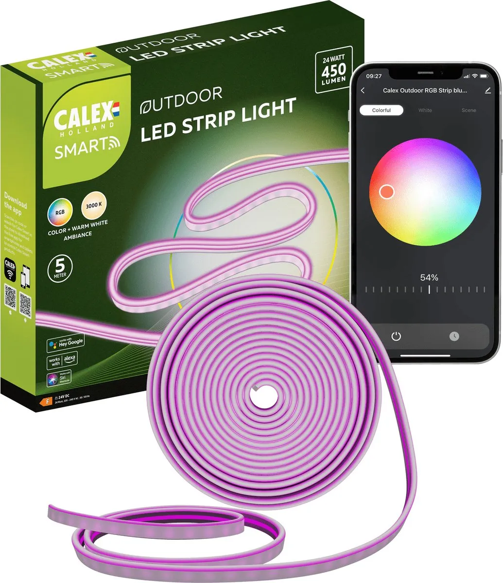 Calex Smart Outdoor LED Strip 5m