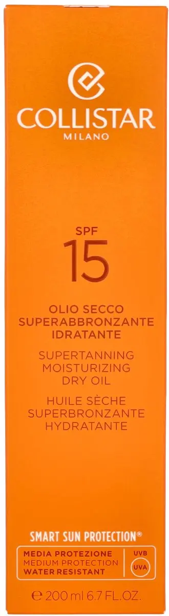 Collistar Supertanning Dry Oil Zonnebrandolie SPF15 200ml