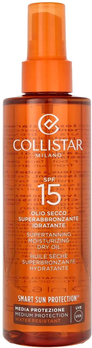Collistar Supertanning Dry Oil Zonnebrandolie SPF15 200ml