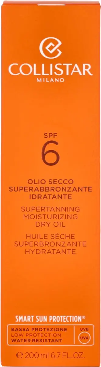 Collistar Supertanning Dry Oil Zonnebrandolie SPF 6 - 200ml - afbeelding 6 van 6