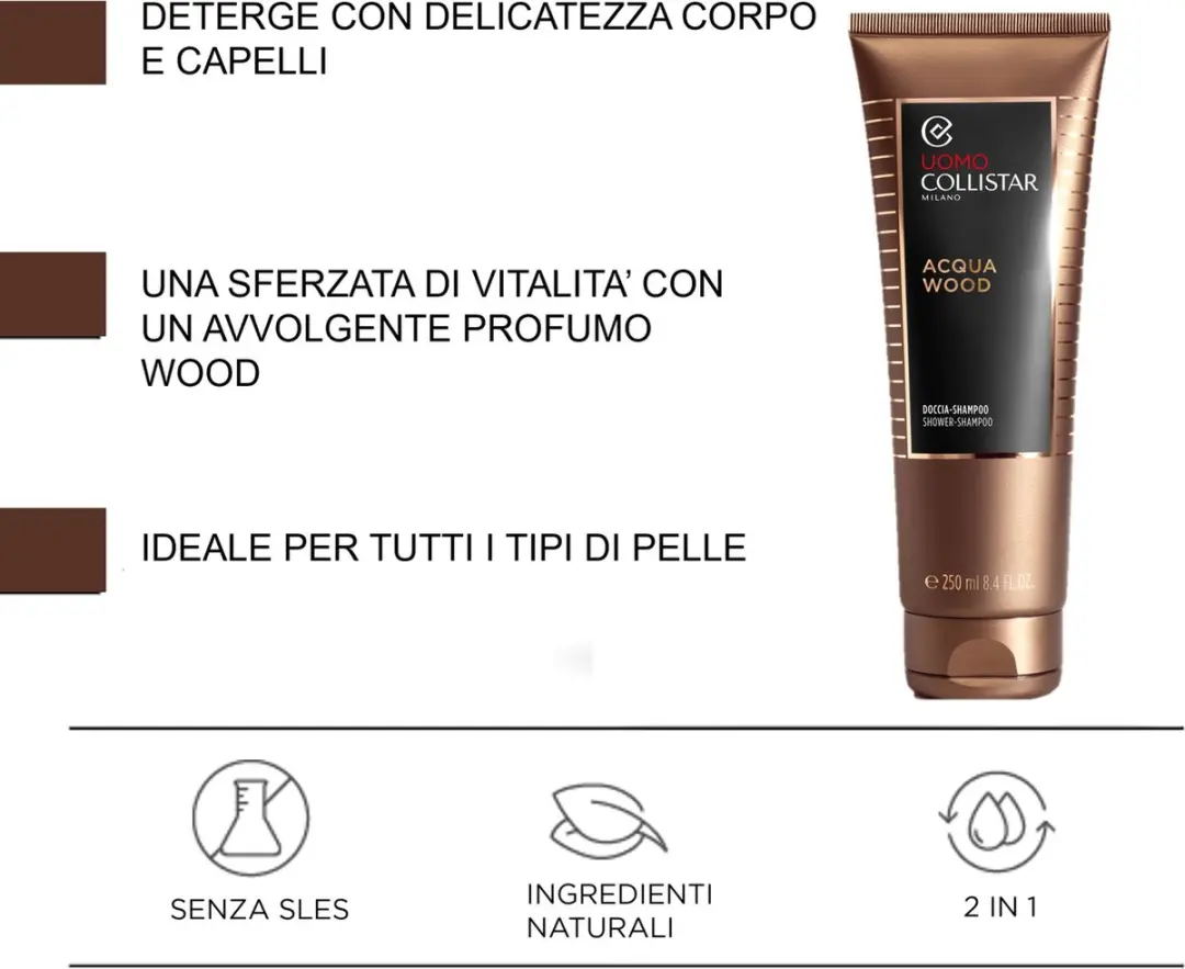 Collistar Acqua Wood Shampoo 250ml
