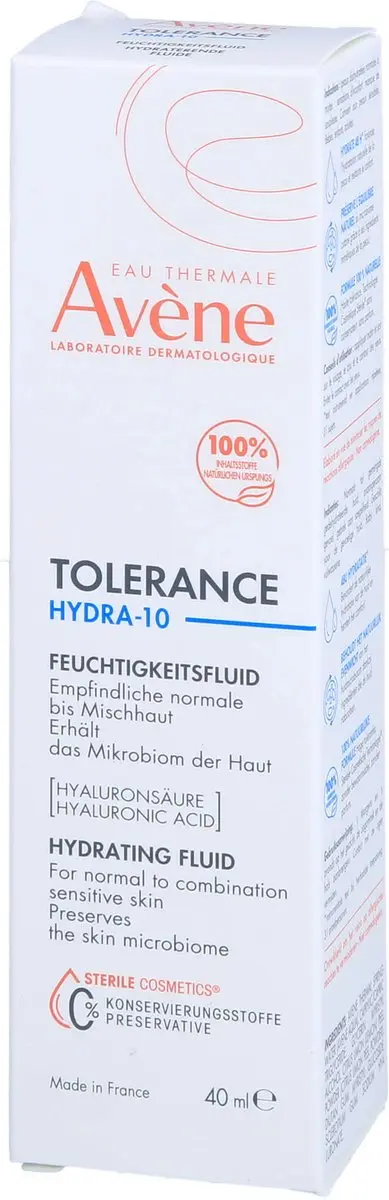 Avène Tolérance Hydra-10 Hydraterende Fluide 40ml