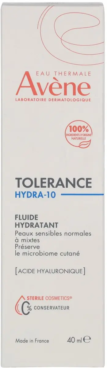 Avène Tolérance Hydra-10 Hydraterende Fluide 40ml
