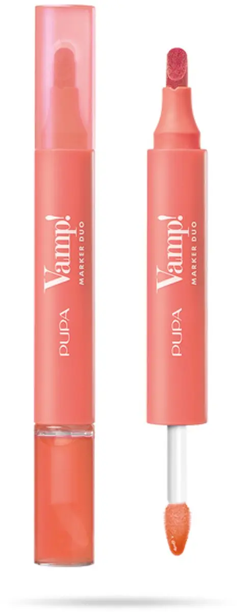 Pupa Milano VAMP! Marker Duo Lip Marker & Oil-Gloss 008 - Oranje