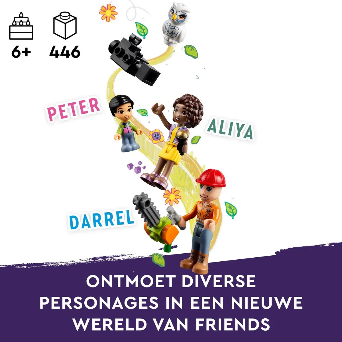 LEGO Friends Dieren Redden Nieuwsbusje 41749