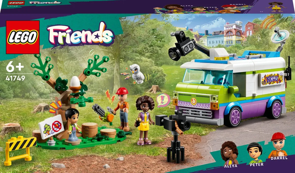 LEGO Friends Dieren Redden Nieuwsbusje 41749