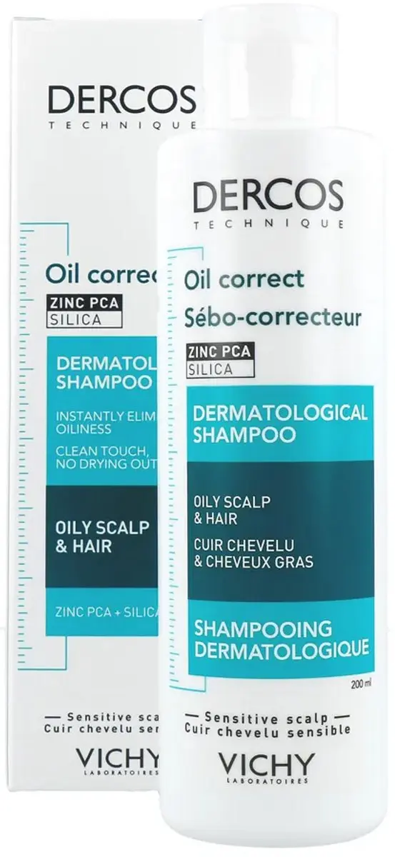 Vichy Dercos Technique Shampoo Oil Control 200ml