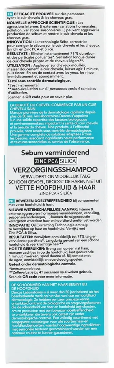 Vichy Dercos Technique Shampoo Oil Control 200ml