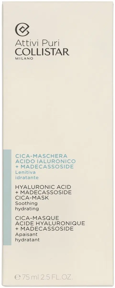 Collistar Attivi Puri Hyaluronzuur + Madecassoside Masker 75ml