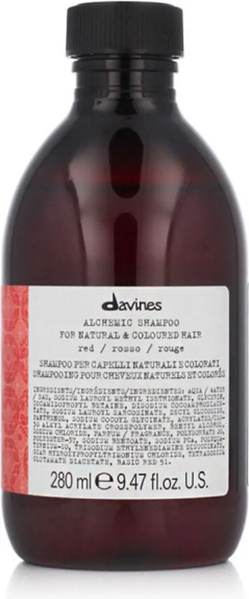 Davines Alchemic Red Niet-Permanente Kleurshampoo 280ml - afbeelding 6 van 6