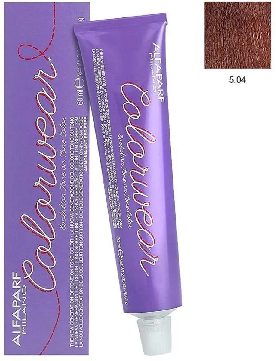 Alfaparf Milano Color Wear 05.04 Light Slightly Copper Brown 60ml