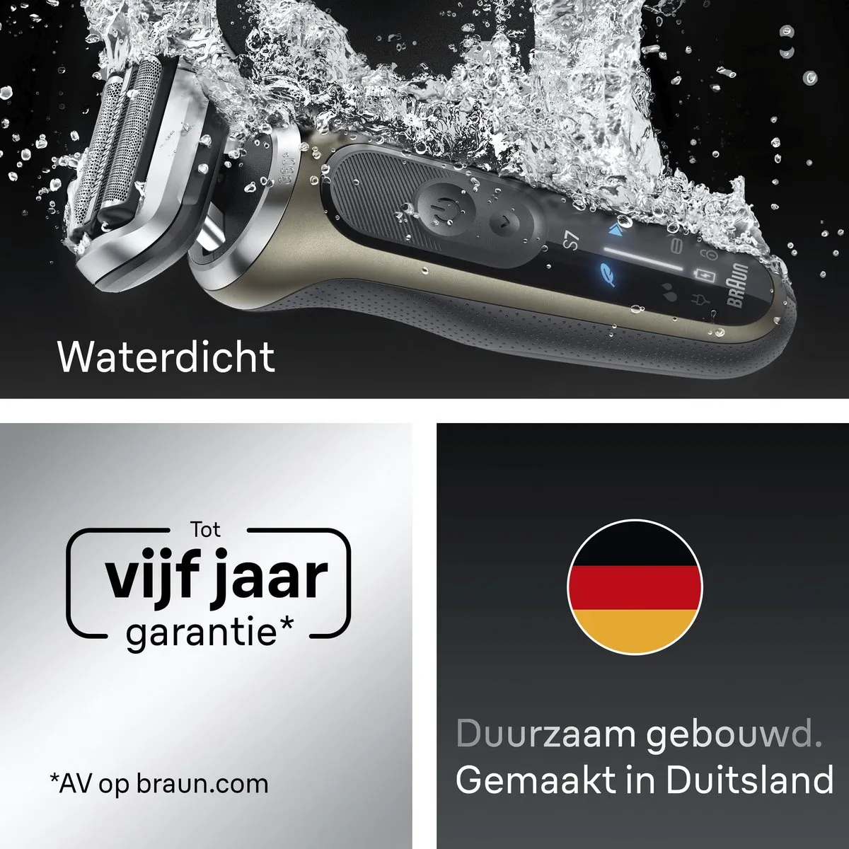 Braun Series 7 72-C7200CC Scheerapparaat - Goud