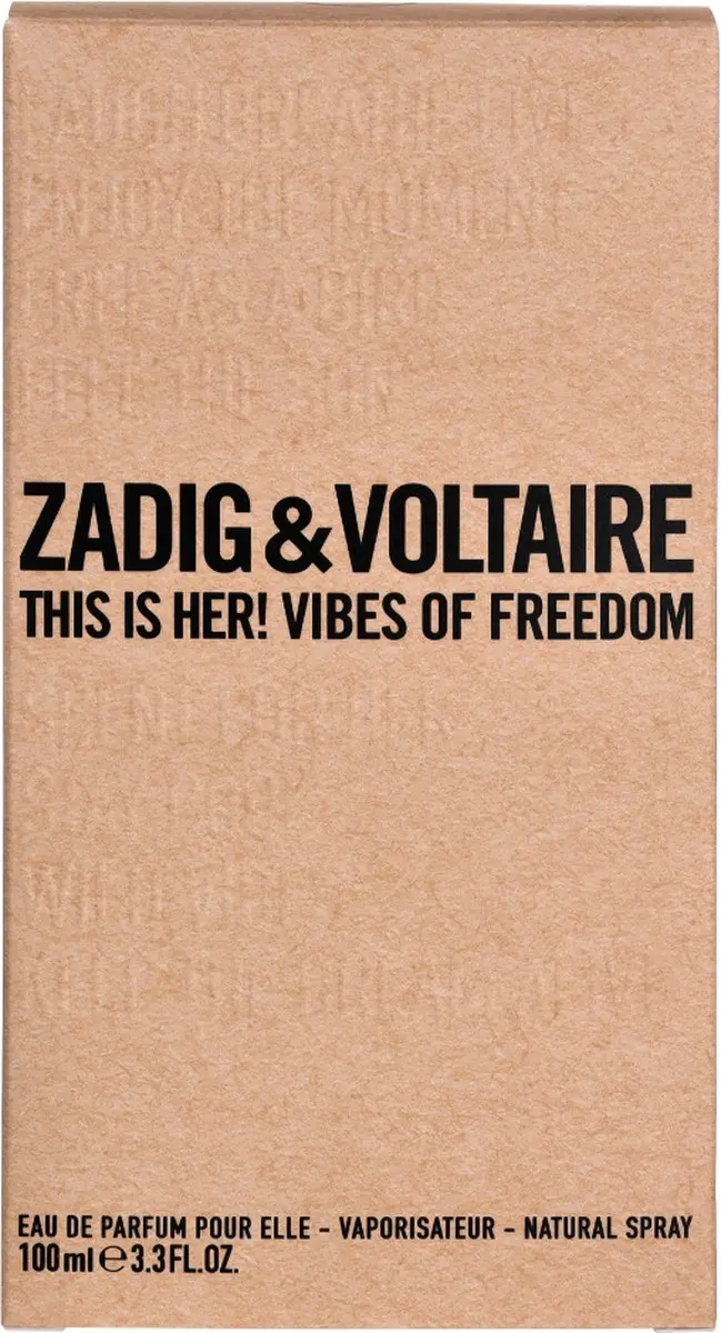 Zadig & Voltaire This is Her! Vibes of Freedom Eau de Parfum 100ml