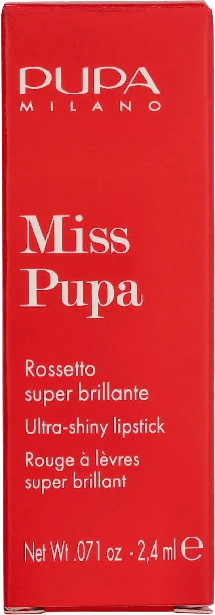 Pupa Miss Pupa Lipstick 302 Party Pink - 2.4ml - afbeelding 6 van 6