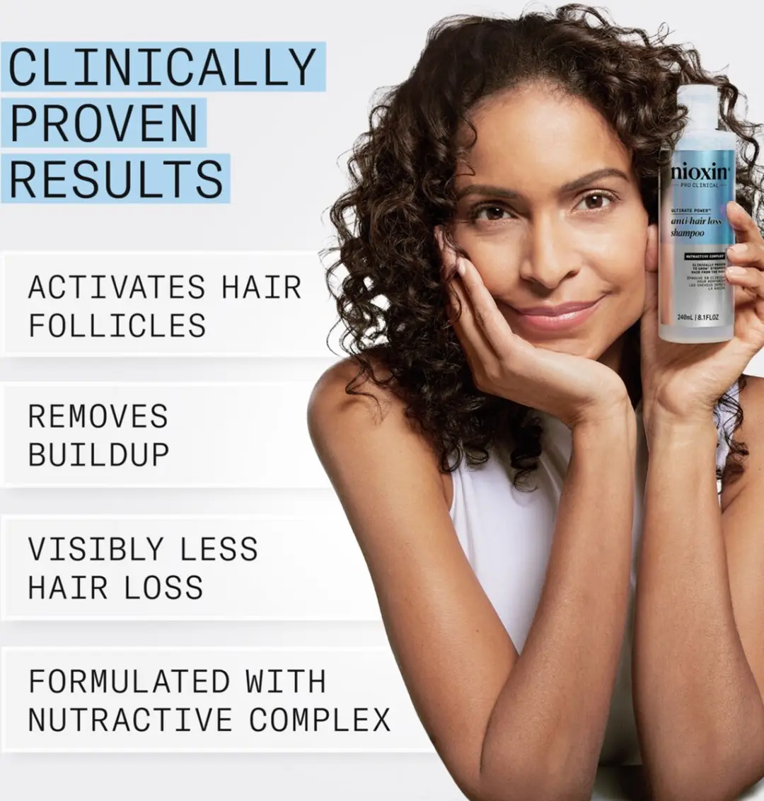 Nioxin Anti-Hairloss Shampoo 240ml - afbeelding 6 van 6