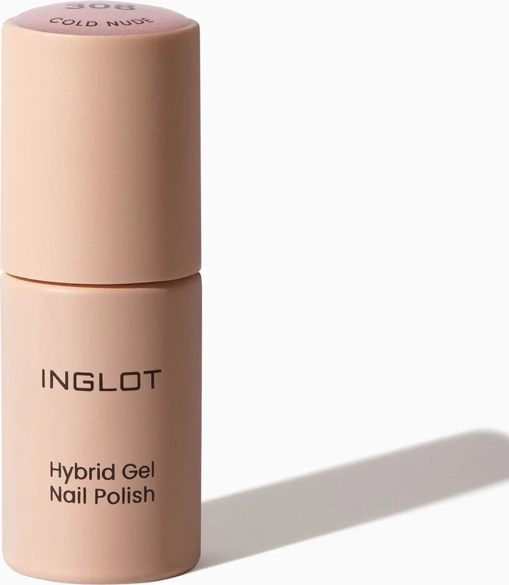 Inglot Hybrid Gel Nagellak 308 Cold Nude
