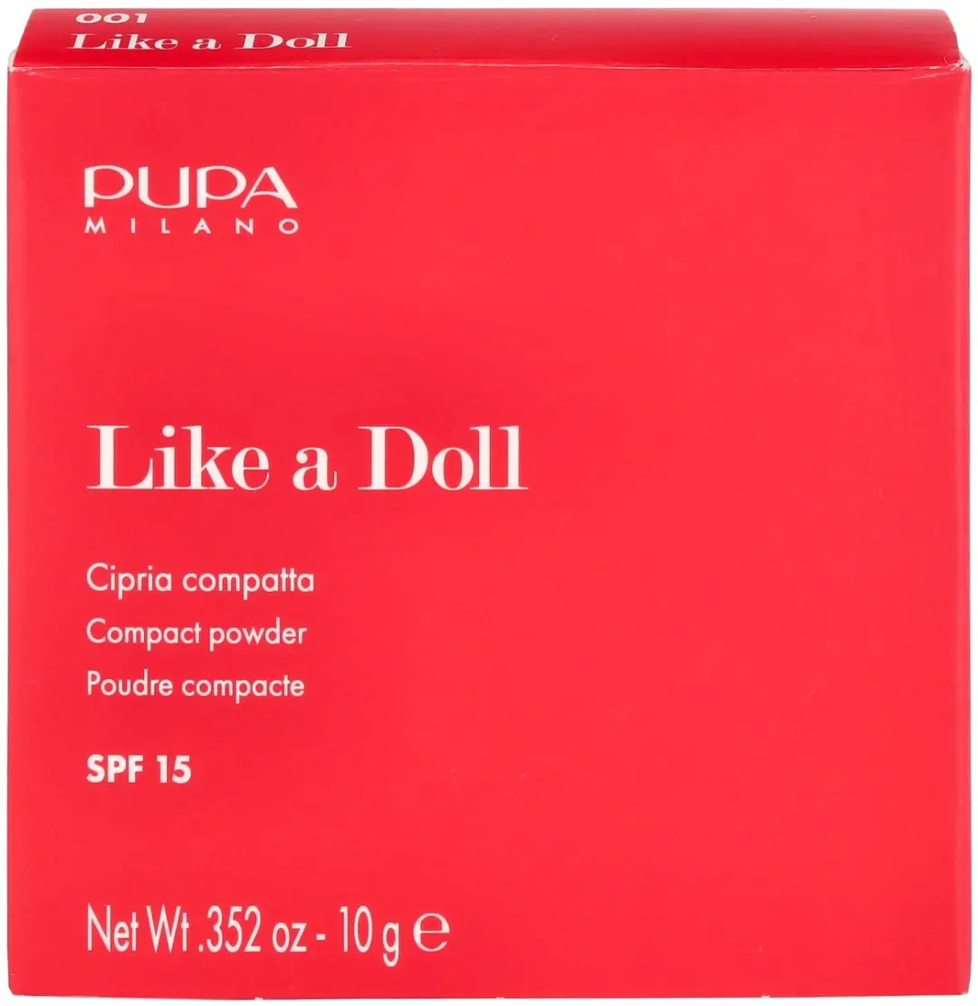 Pupa Like A Doll Compact Powder 001 Porcelain - 10g