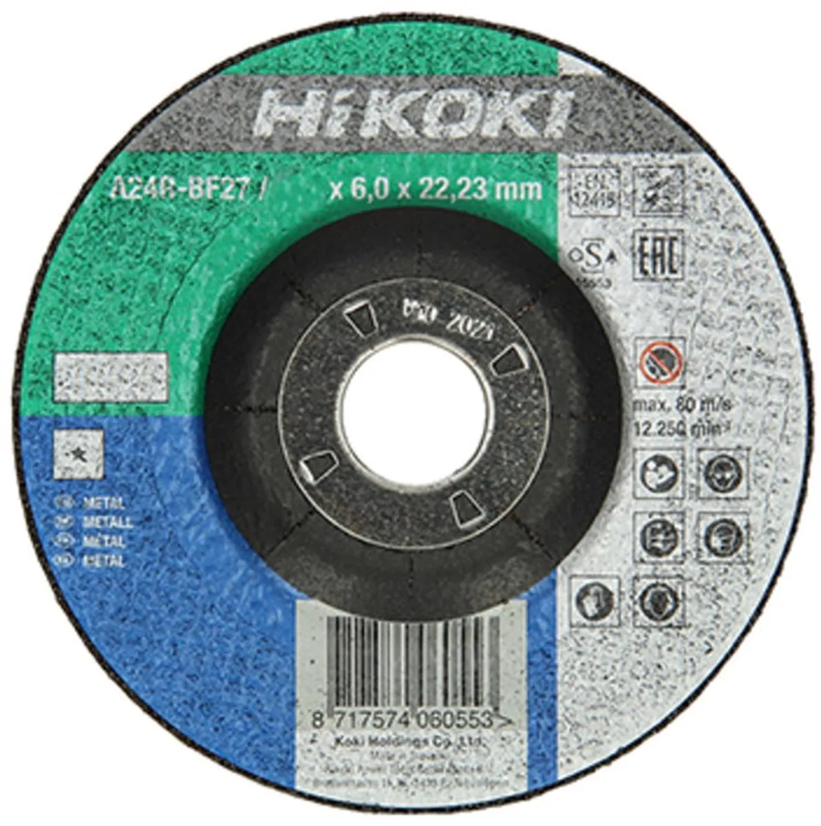 Hikoki 4100231 Afbraamschijf Metaal 115x6mm Concaaf