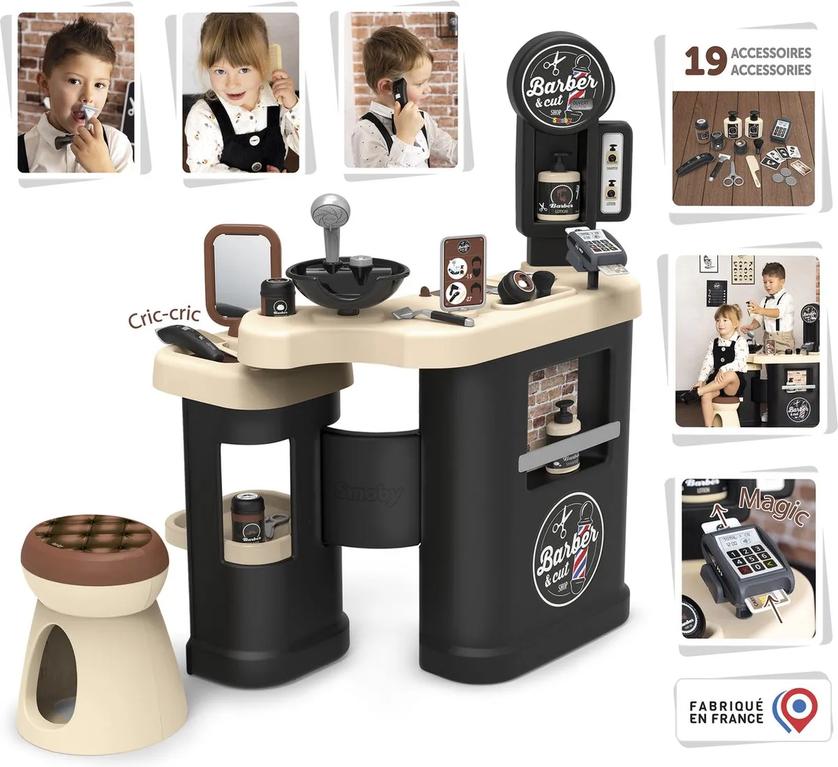 Smoby Barber & Cut Speelgoedkaptafel