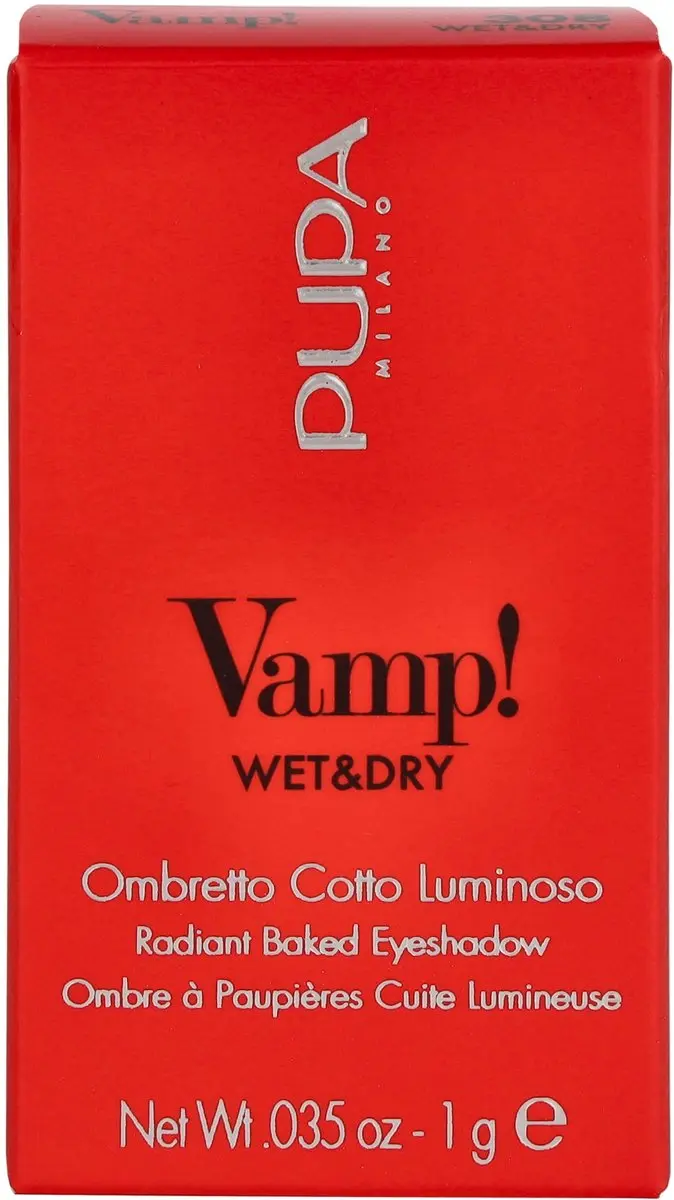 Pupa Milano Vamp! Wet & Dry Oogschaduw 308 Anthracite Grey - 1g