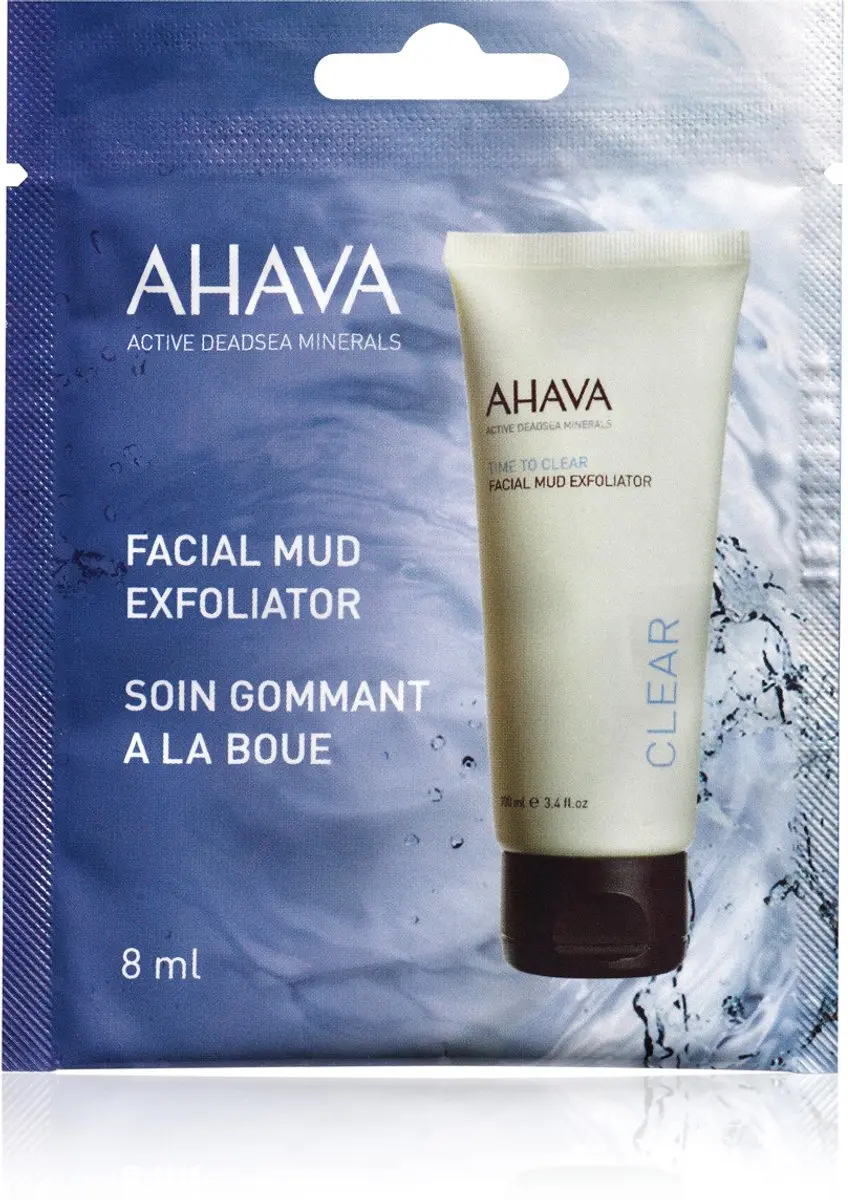 AHAVA Gezichtsmodder Exfoliant 8ml