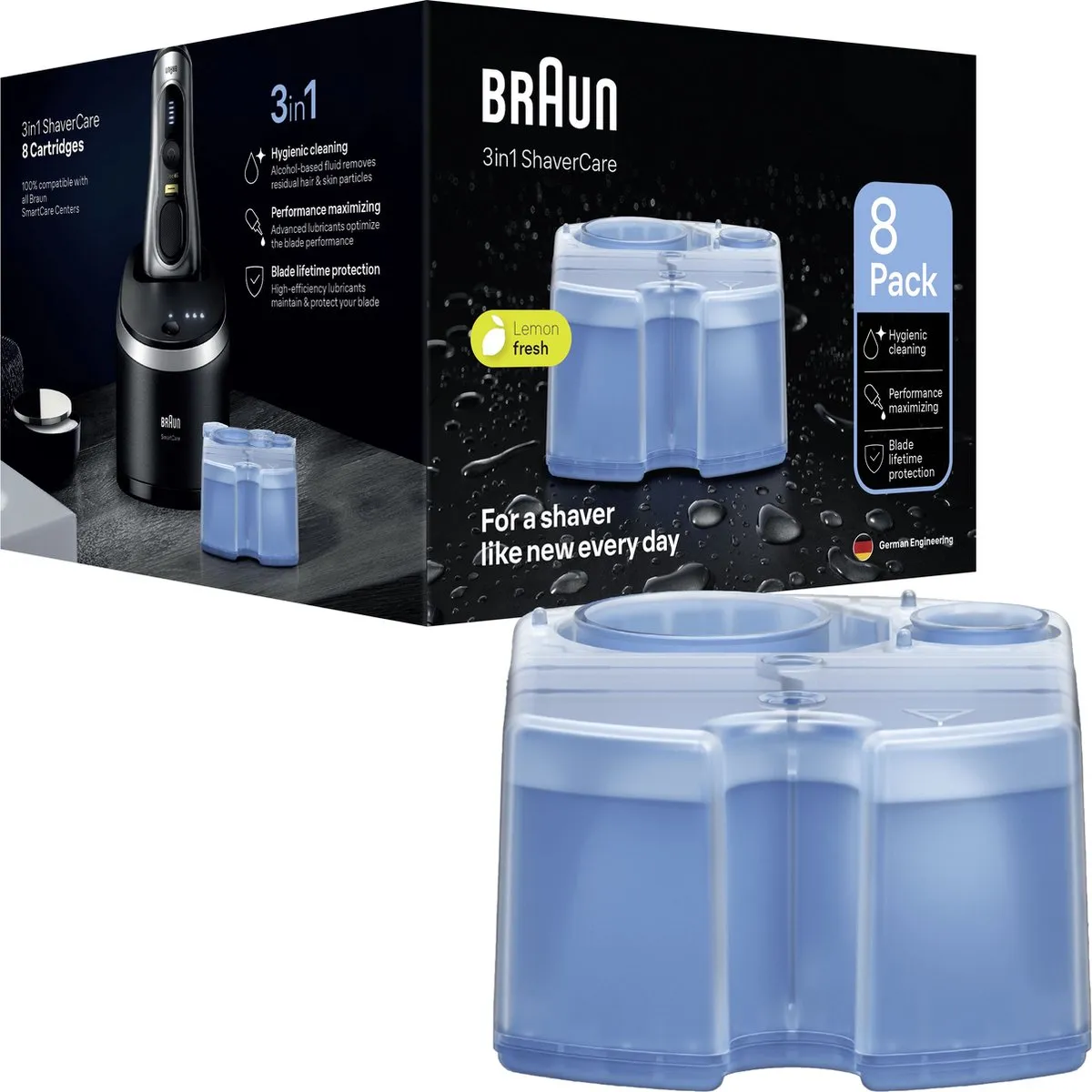 Braun Clean & Renew SmartCare Center 80775094 Navulpatronen - 8 Stuks