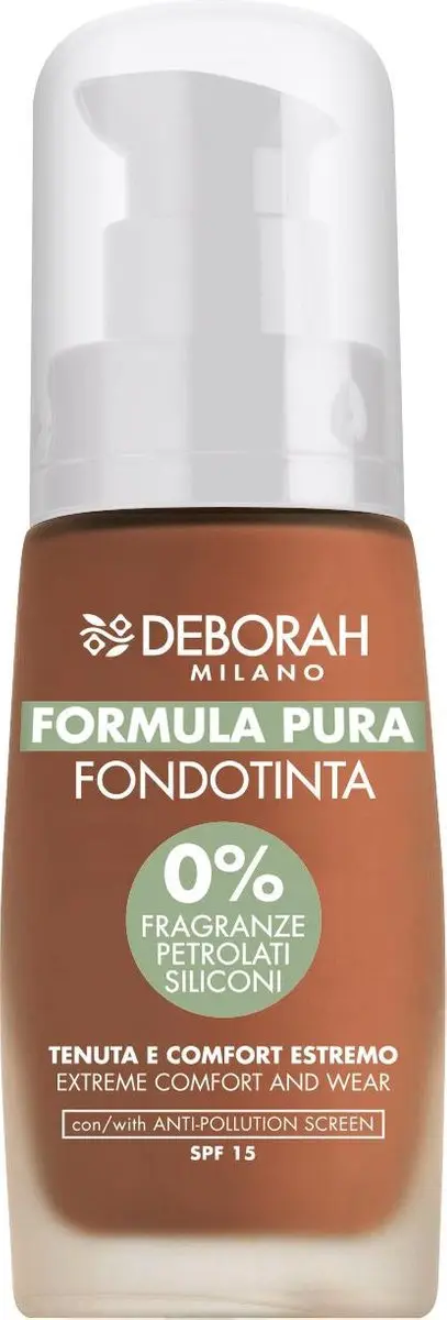 Deborah Milano Formula Pura Fluid Foundation 06 Caramel 30ml