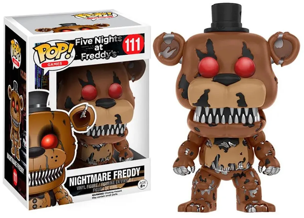Funko POP! Nightmare Freddy - Five Nights at Freddy's - 9cm - Veelkleurig