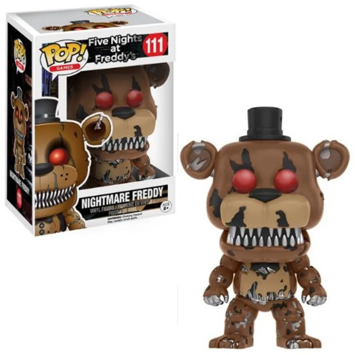 Funko POP! Nightmare Freddy - Five Nights at Freddy's - 9cm - Veelkleurig