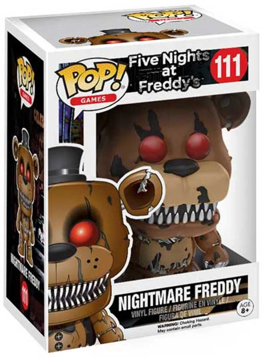 Funko POP! Nightmare Freddy - Five Nights at Freddy's - 9cm - Veelkleurig