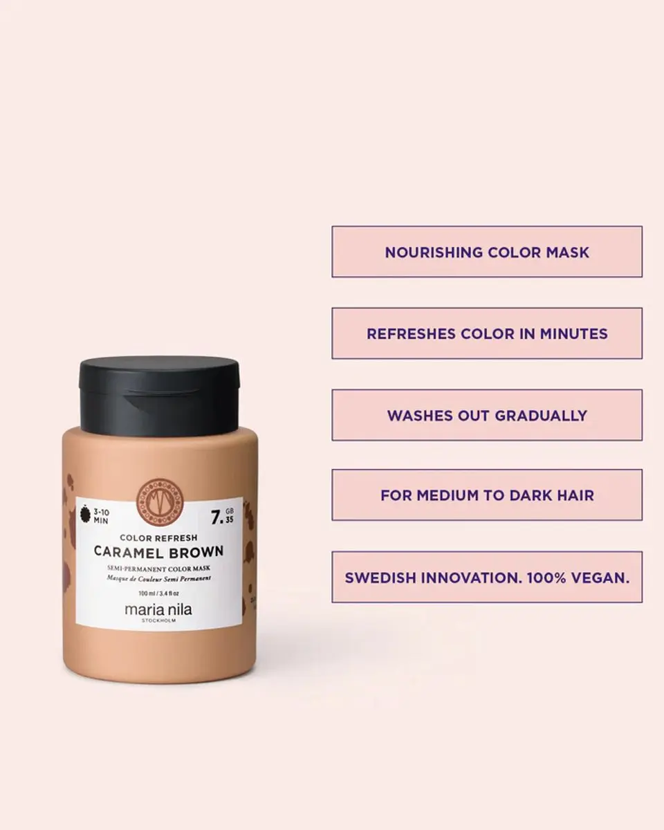 Maria Nila Color Refresh Caramel Brown 7.35 - 100ml