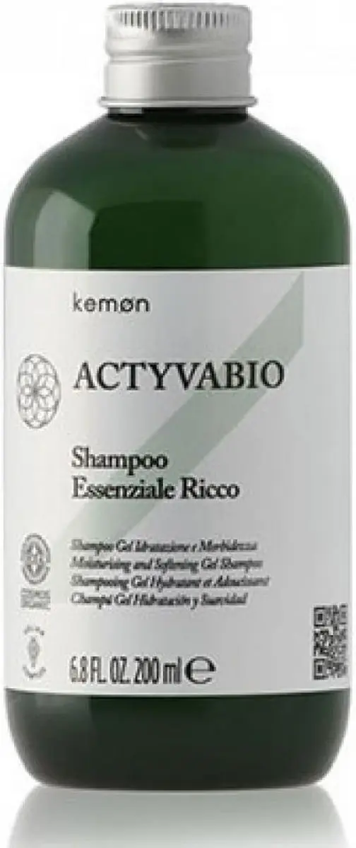 Kemon Actyvabio Essenziale Ricco Shampoo 200ml