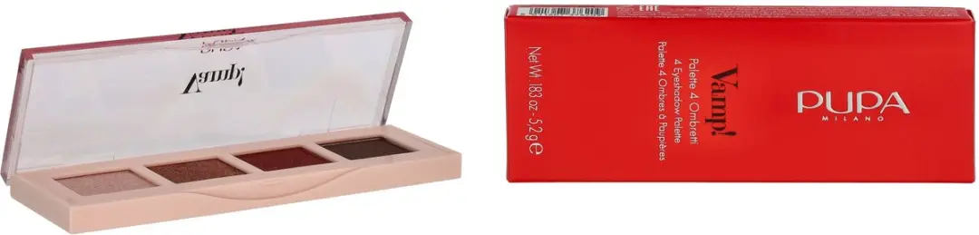 Pupa Milano Vamp! 4 Oogschaduw Palette 003 Pinkish Bronze - 5,2 g
